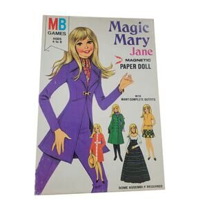 Vintage Magic Mary Jane Magnetic Paper Doll Set